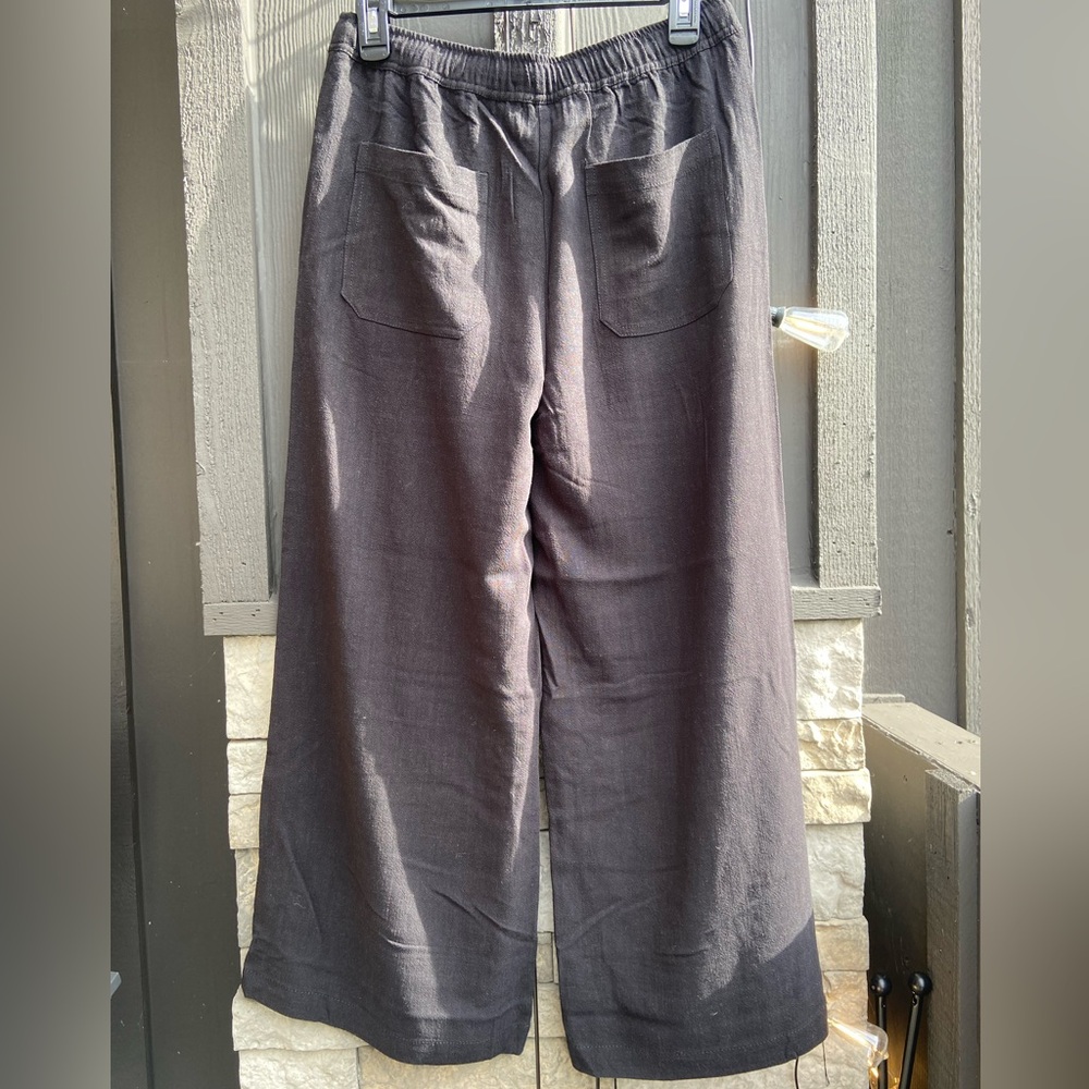 NEW-BE COOL Women's Black Wide Leg Pants - Picture 5 of 7